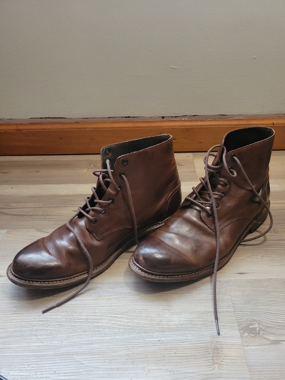 Wolverine Brown Leather Service Boots